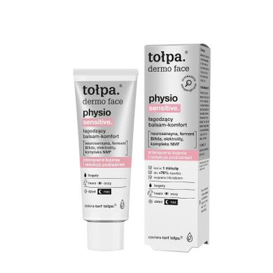 Tołpa, Dermo Face Physio, łagodzący balsam do twarzy - komfort, 40 ml