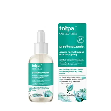 Tołpa, Dermo Hair, przetłuszczanie, serum normalizujące do skóry głowy, 75 ml