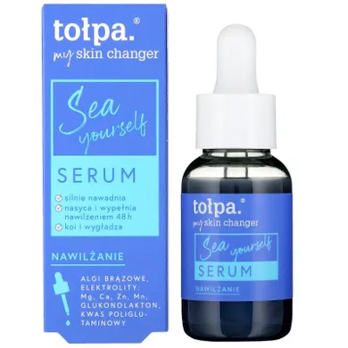 Tołpa my skin changer, serum do twarzy sea yourself, nawilżanie, 30 ml