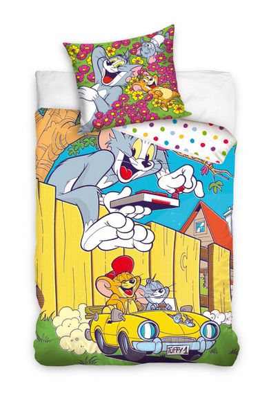 Tom i Jerry, 2-częściowy komplet pościeli, 160-200 cm