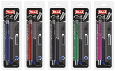 Toma, a'Graff, pióro wieczne + naboje niebieskie, 1 szt.