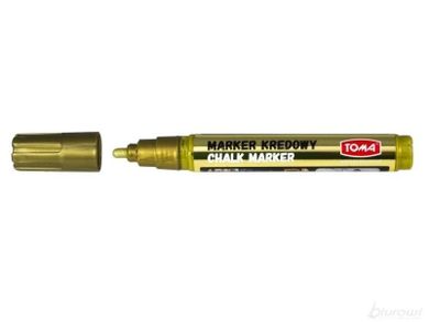 Toma, marker kredowy, złoty, 4,45 mm