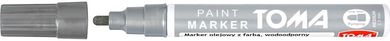 Toma, marker olejowy, srebrny, 1 szt.