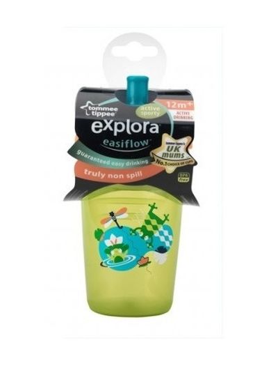 Tommee Tippee, bidon sportowy, 12m+, żółty, 360 ml