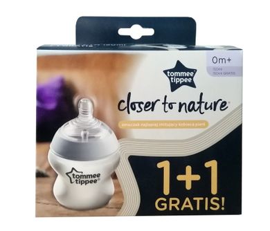Tommee Tippee, butelka do karmienia + druga butelka gratis, 150 ml