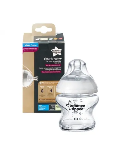 Tommee Tippee, butelka szklana, 150 ml