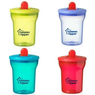 Tommee Tippee, Essentials, kubek, czerwony, 200 ml, 4m+