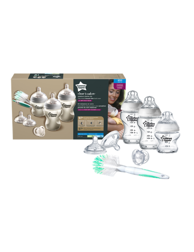 Tommee Tippee, zestaw startowy butelek szklanych dla noworodka