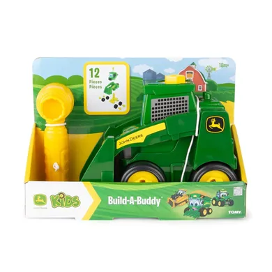 Tomy, John Deere, zbuduj ładowarkę, pojazd do skręcenia, 12 elementów