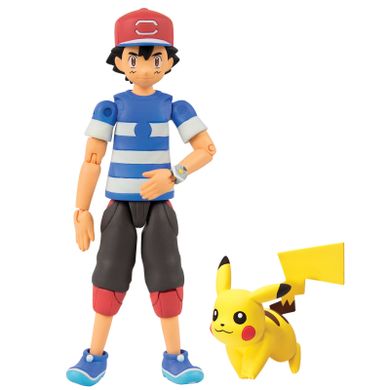 Tomy, Pokemon, Ash i Pikachu, figurka akcji
