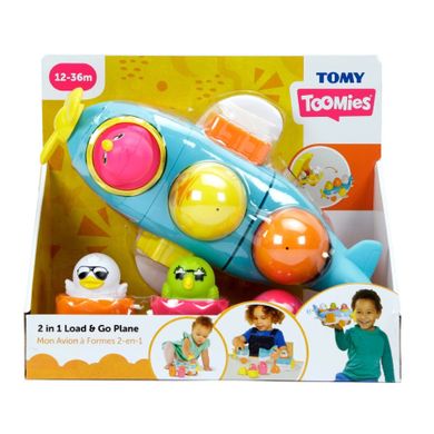 Tomy, Toomies, samolot z jajeczkami 2w1, zabawka interaktywna