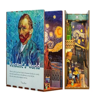 Tonecheer, Świat Vincenta, składany drewniany model, Book