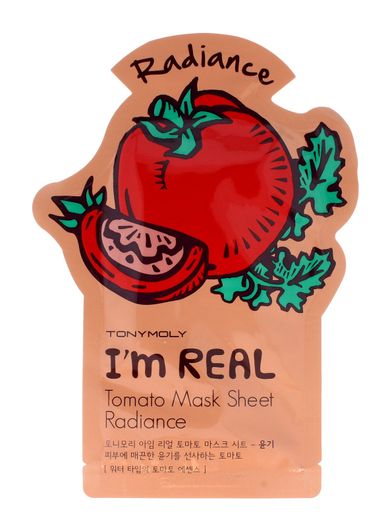 Tony Moly, I'm Real, pomidorowa maska w płachcie, 21g