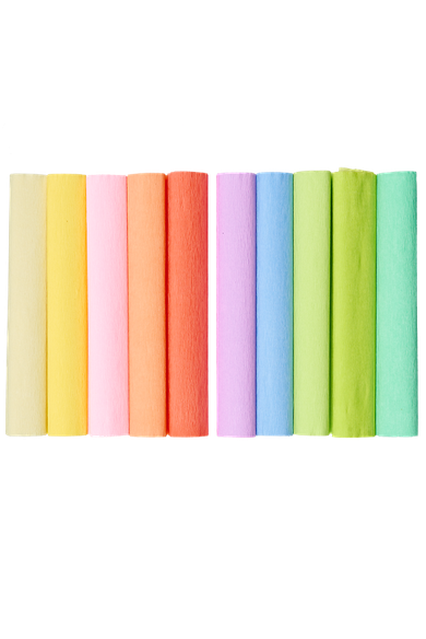 Top 2000, Creatinio, bibuła marszczona, 10 kolorów, 25-200 cm