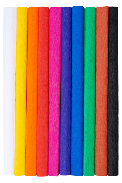 Top 2000, Creatinio, bibuła marszczona, 10 kolorów, 50-200 cm