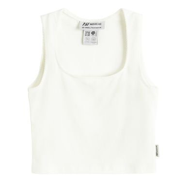 Top bez rękawów z domieszką modalu NOWEAR
