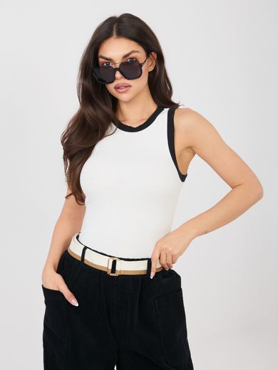 Top damski, biały, Sublevel