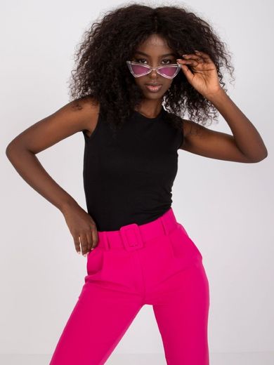 Top damski, czarny, Berrak