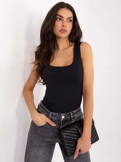 Top damski, czarny, Sublevel