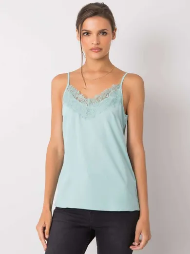 Top damski, miętowy, Modalinda Fashion