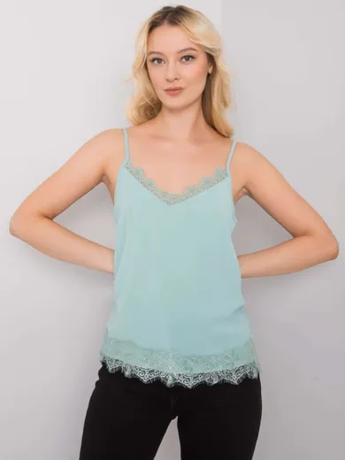 Top damski, miętowy, Modalinda Fashion