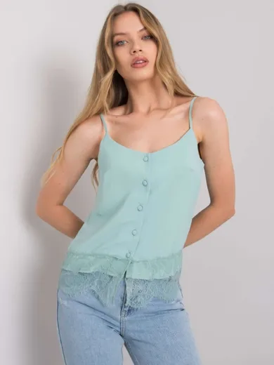 Top damski, miętowy, Modalinda Fashion
