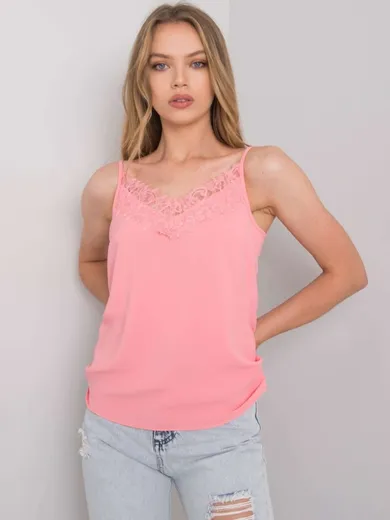 Top damski, różowy, Modalinda Fashion