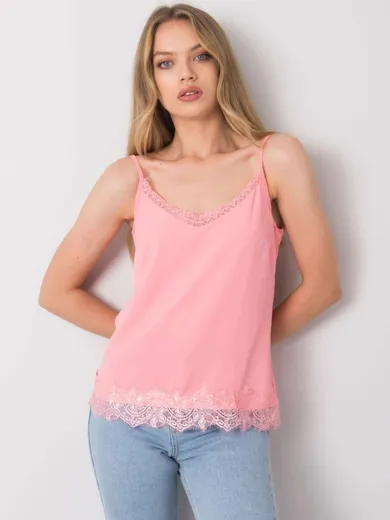 Top damski, różowy, Modalinda Fashion