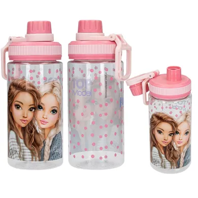 Top Model, Dots, bidon, różowy, 500 ml