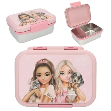 Top Model, lunchbox ze stali nierdzewnej z podziałką, 13,5-18-7,5 cm