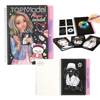 Top Model, Magic Scratch, wydrapywanka, zestaw kreatywny
