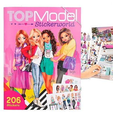 Top Model, Stickerworld, zestaw z naklejkami