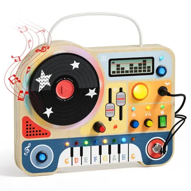 Topbright, Mały DJ, tablica muzyczna, drewniana zabawka interaktywna