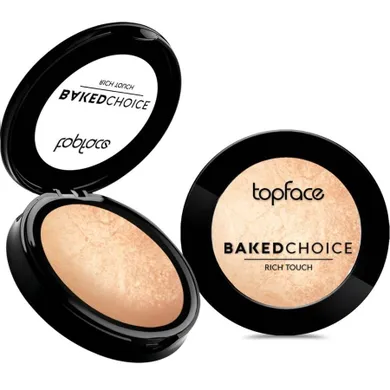 Topface, Baked Choice, Rich Touch Highlighter, wypiekany rozświetlacz, 102, 6g