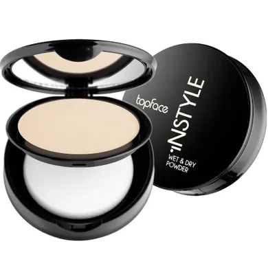 Topface, Instyle, Wet&Dry Powder, puder do stosowania na mokro i sucho, 001, 10g