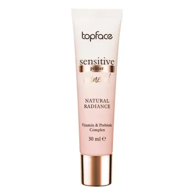 Topface, Mineral Sensitive Primer, baza pod makijaż, 002 Natural Radiance, 30 ml