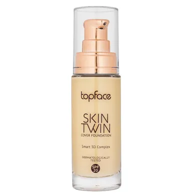 Topface, Skin Twin Cover Foundation, kryjący podkład do twarzy, 003, 30 ml