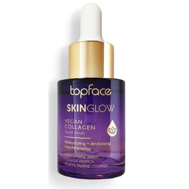 Topface, Skinglow, Vegan Collagen Facial Serum, wegańskie serum kolagenowe do twarzy, 30 ml