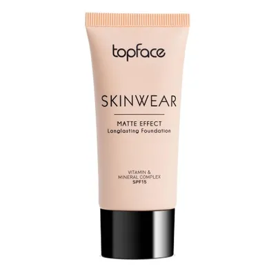 Topface, Skinwear, Matte Effect Foundation, matujący podkład do twarzy, 001, 30 ml