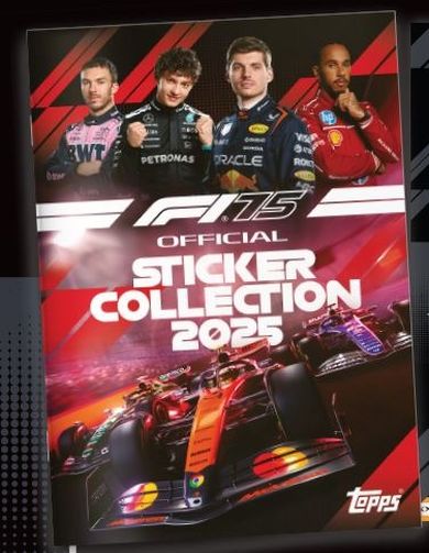 Topps, F1, Sticker Collection 2025, album z naklejkami kolekcjonerskimi