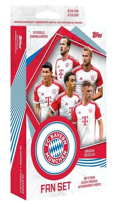Topps, FC Bayern Munchen Official Fan Set 2023/24, karty kolekcjonerskie