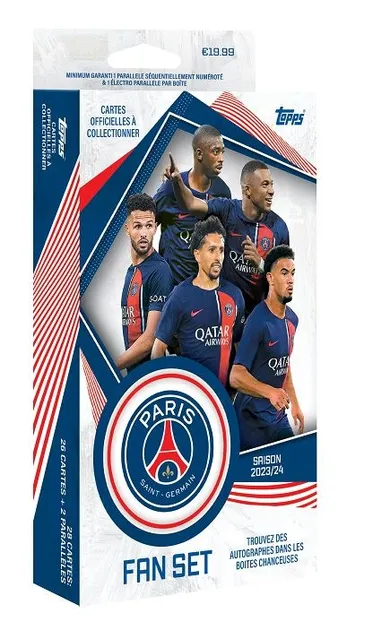 Topps, Paris Saint-Germain Official Fan Set 2023/24, karty kolekcjonerskie