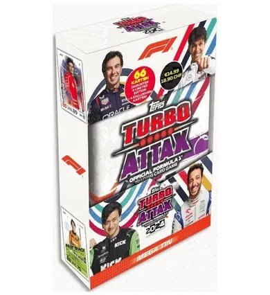 Topps, Turbo Attax Official Formuła 1 2024, Mega Tin, karty kolekcjonerskie, 1 szt.