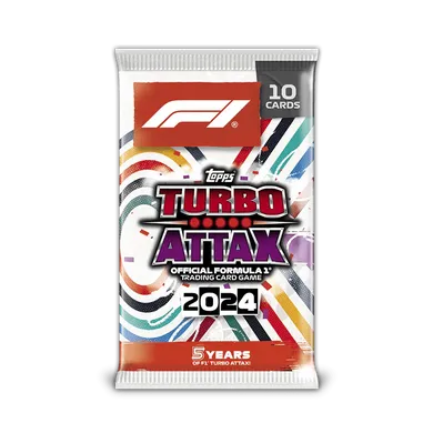 Topps, Turbo Attax, Official Formula 1 2024, saszetka, karty kolekcjonerskie