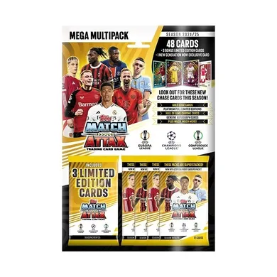 Topps, UEFA Champions League, Match Attax 2024/25, Mega Multipack, karty kolekcjonerskie