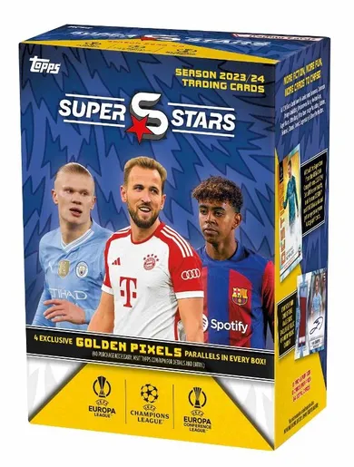 Topps, UEFA Superstars, Value Box, karty kolekcjonerskie