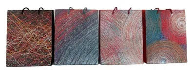 Torba prezentowa, brokat, rozmiar M, 1 szt.