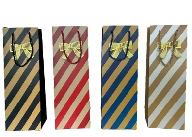 Torba prezentowa, butelka, 1 szt.