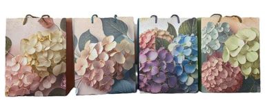 Torba prezentowa, kwiaty, rozmiar M, 1 szt.