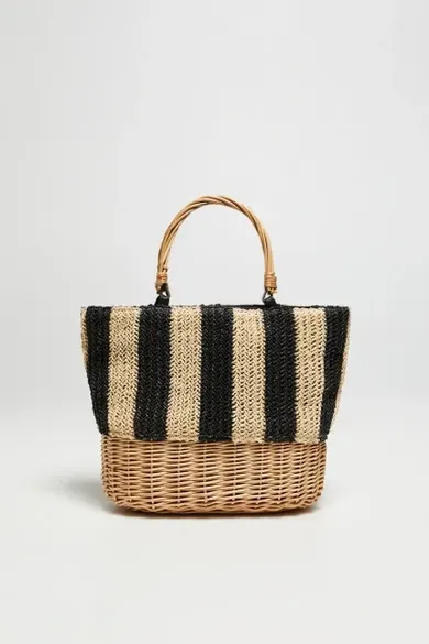 Torebka, beżowa, Moodo